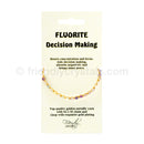 Fluorite 4 mm Gemstone Faceted Bracelet