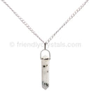 Rainbow Moonstone 92.5 SS Pendant Double Terminated