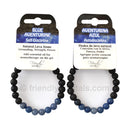 Blue Aventurine Lava Bracelet