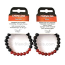 Carnelian Lava Bracelet