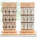 Cosmic Harmony Combo Pack of 96 Bracelets - Zodiac 6 mm bracelets & Faceted Gold Yarn 4 mm bracelets with FREE Rotating Display Stand!