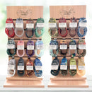 Popular Gemstone Bracelets Combo Pack - 144 Gemstone Power Bracelets 8 mm & FREE Rotating Display Stand!