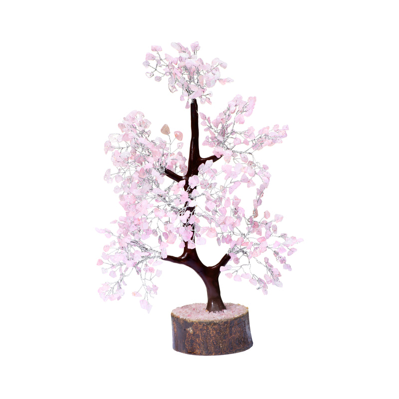 Rose Quartz Gemstone Tree