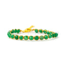 Green Aventurine 4 mm Gemstone Faceted Bracelet