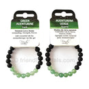 Green Aventurine Lava Bracelet
