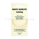 White Howlite 4 mm Gemstone Faceted Bracelet