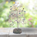 Fluorite Gemstone Tree with Moss Agate base!