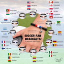 Soccer Fan Bracelets - Pack of 36