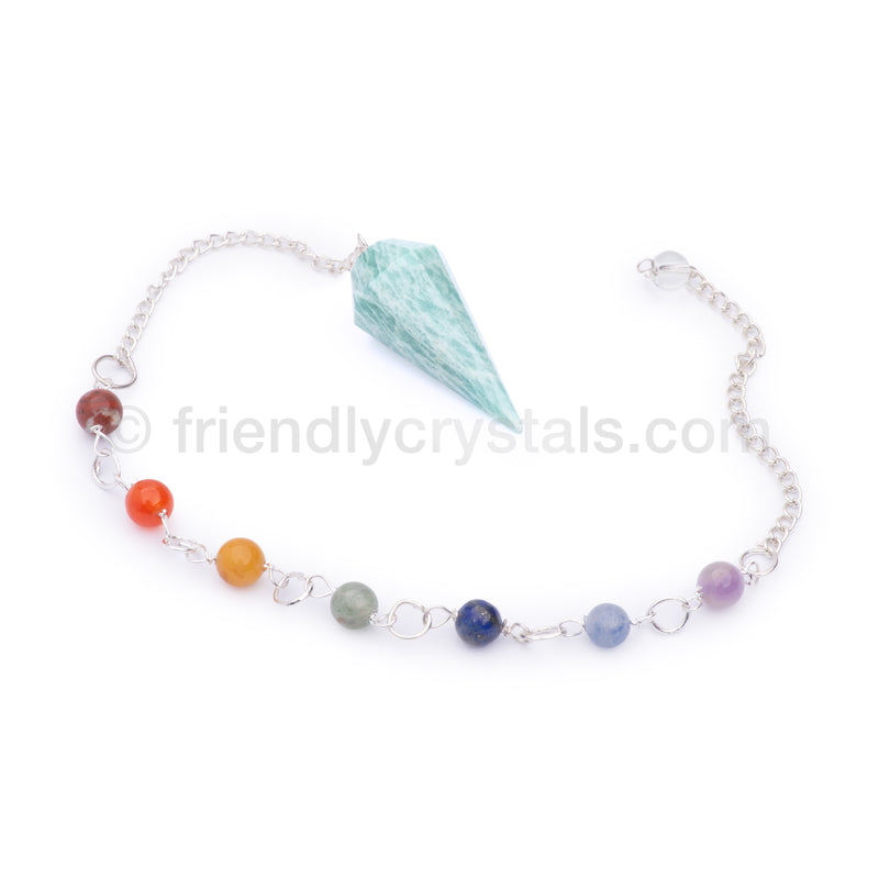 20 Assorted Stones Pack - Chakra Pendulums Faceted