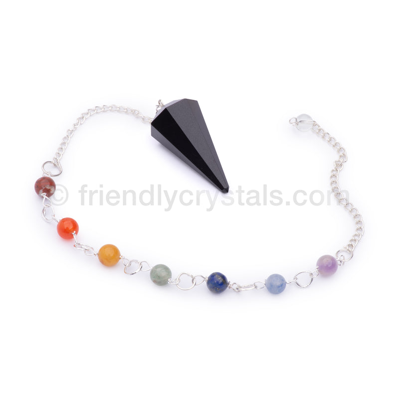 20 Assorted Stones Pack - Chakra Pendulums Faceted