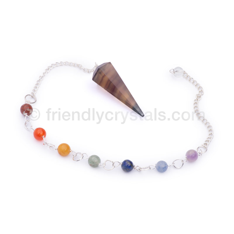 20 Assorted Stones Pack - Chakra Pendulums Faceted