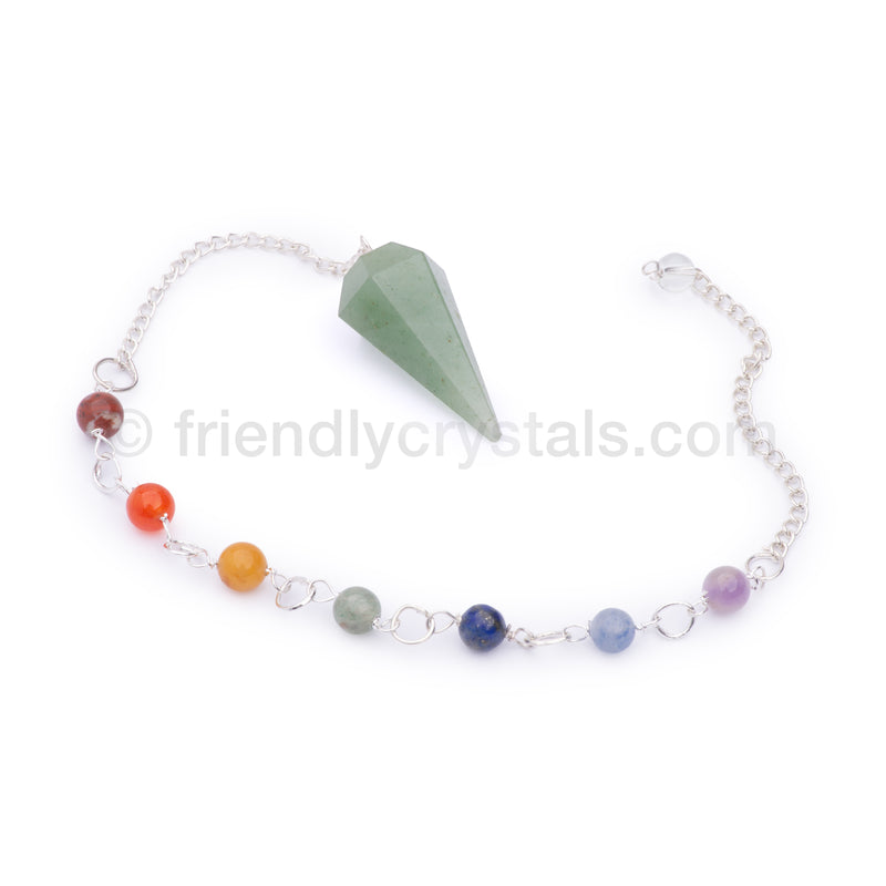 20 Assorted Stones Pack - Chakra Pendulums Faceted