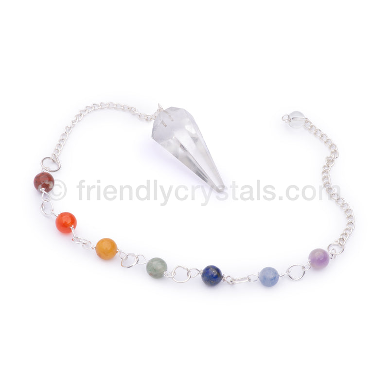 20 Assorted Stones Pack - Chakra Pendulums Faceted