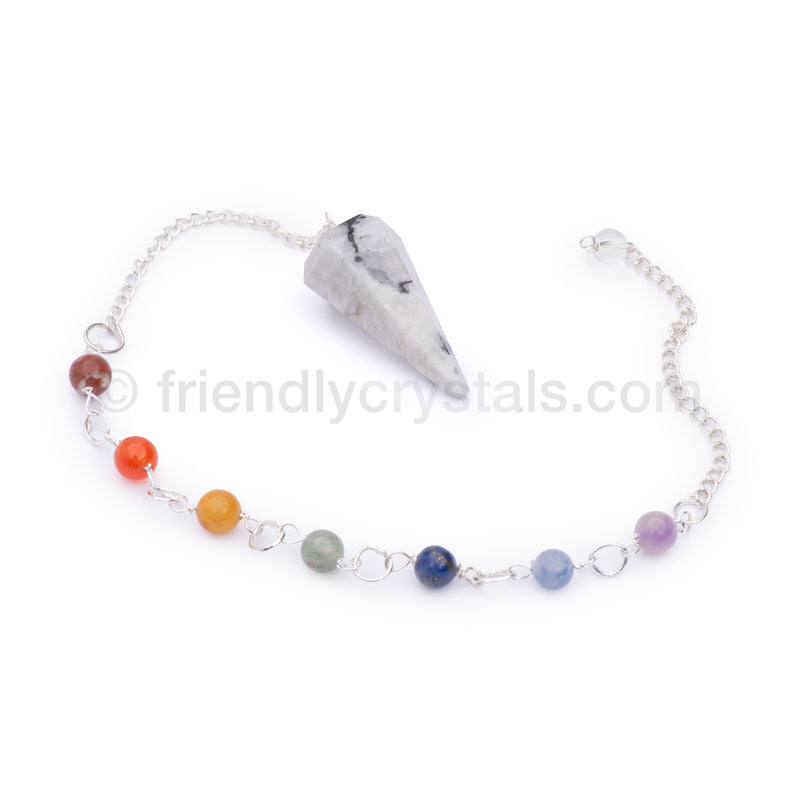 20 Assorted Stones Pack - Chakra Pendulums Faceted