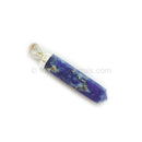 SS Lapis Lazuli Capped Faceted Pendant