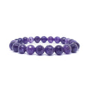 Amethyst Faceted Power Bracelet (8mm)