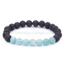 Amazonite Lava Bracelet