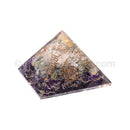 Amethyst/Prehnite/Quartz/Citrine Point Pyramid 90 mm