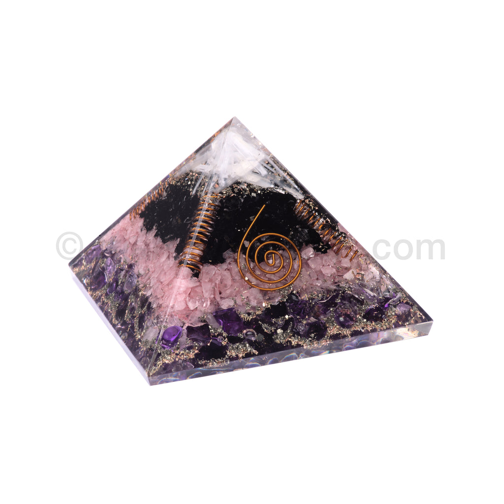Rose quartz amethyst and black tourmaline discount