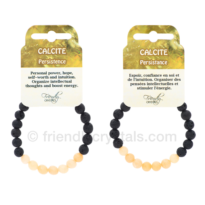 Calcite Lava Bracelet