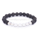 Crystal Quartz Lava Bracelet