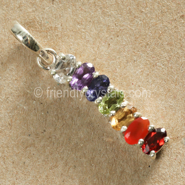 Curvy  Chakra Pendant