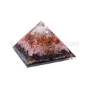 Garnet/RoseQuartz/Carnelian/Celestite Pyramid 90 mm