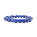 Lapis Faceted Power Bracelet (8mm)