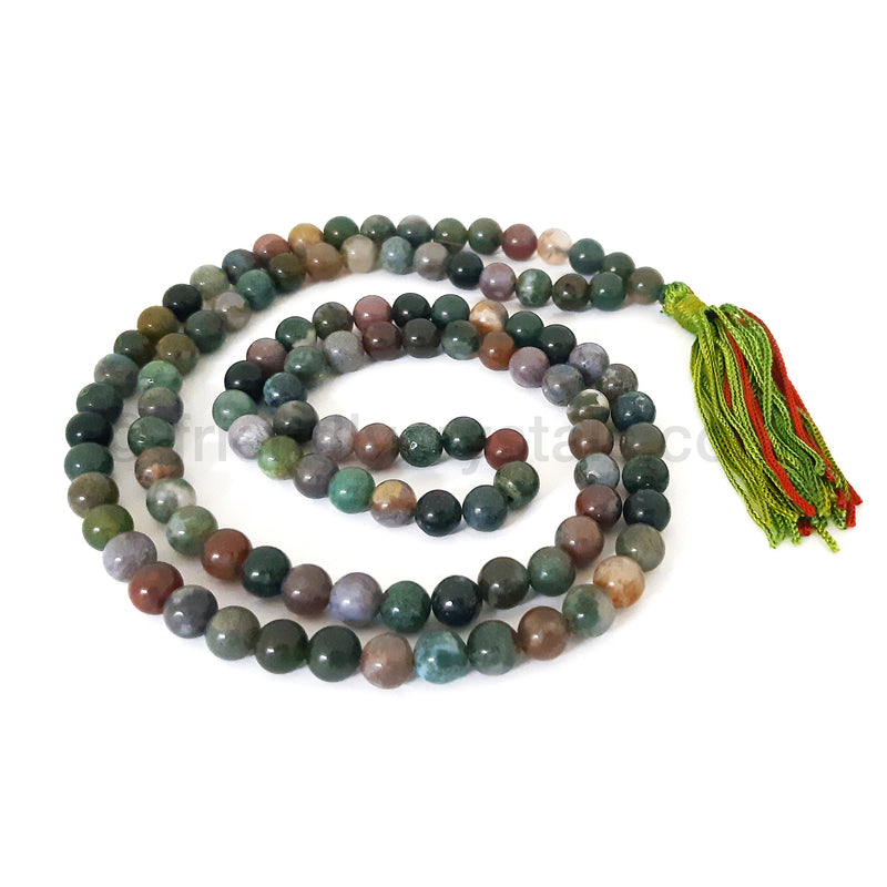Fancy Agate Mala