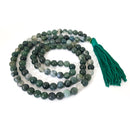 Moss Agate Mala