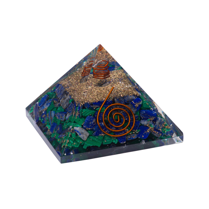 Azurite Pyramid 55-60 mm