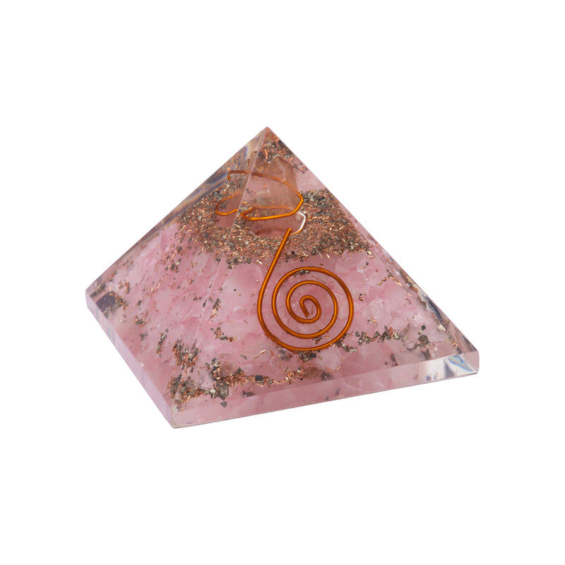 Rose Quartz Pyramid 55-60 mm