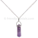 Amethyst 92.5 SS Pendant Double Terminated