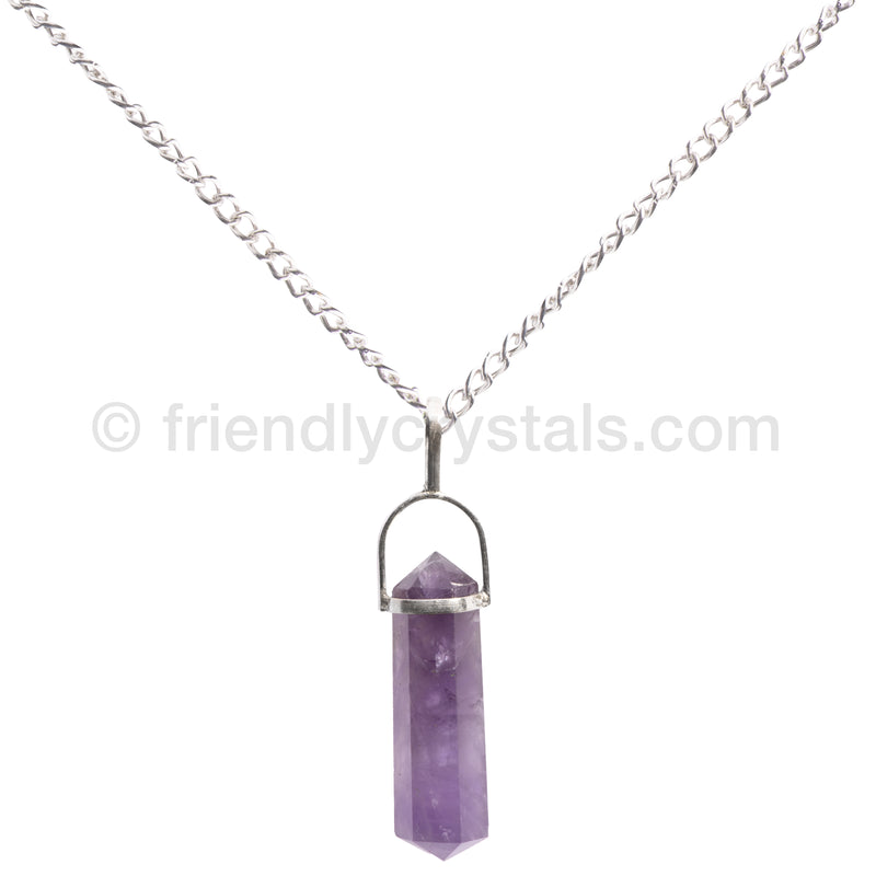 Amethyst Pendant Double Terminated