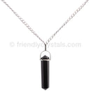 Black Tourmaline 92.5 SS  Pendant Double Terminated