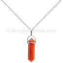Carnelian 92.5 SS Pendant Double Terminated