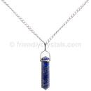 Lapis Lazuli 92.5 SS Pendant Double Terminated