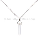 Quartz 92.5 SS Pendant Double Terminated