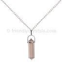 Smoky Quartz 92.5 SS Pendant Double Terminated