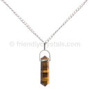 Tiger Eye 92.5 SS Pendant Double Terminated