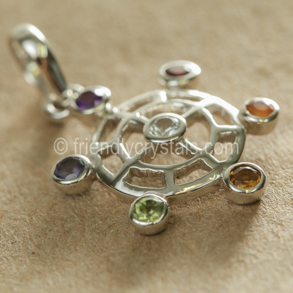 Pinwheel  Chakra Pendant