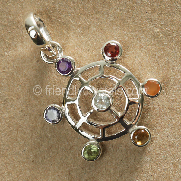 Pinwheel  Chakra Pendant