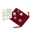 5 Pc.Quartz Geometric Platonic Solids Set