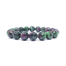 Ruby in Fuchsite Faceted Power Bracelet (12 mm)