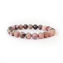 Rhodonite Faceted Power Bracelet (8mm)