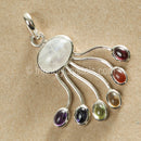 Rainbow Fan Chakra Pendant