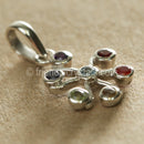 Round Flower Chakra Pendant