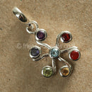 Round Flower Chakra Pendant