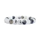 Tourmalinated Quartz Black Faceted Power Bracelet (8mm)