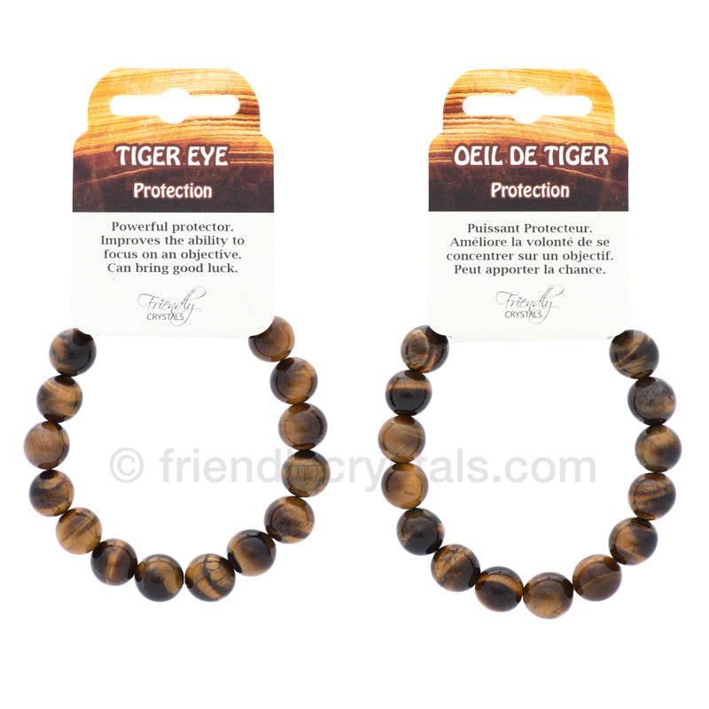 Tiger Eye Large Power Bracelet (12 mm)
